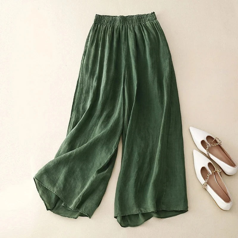 Nicolé | Pantaloni eleganti in lino