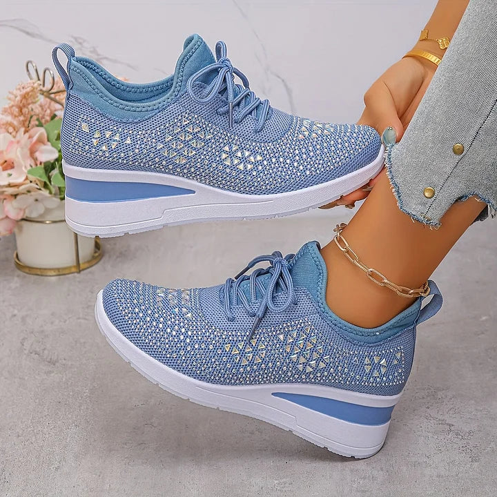 Isabelle | Scarpe ortopediche decorate con strass