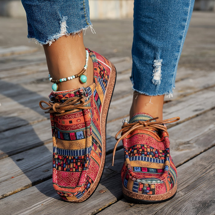Aurora | Scarpe rétro colorate da donna