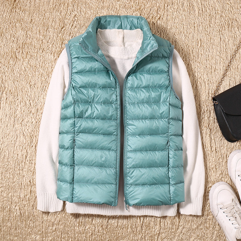 Saphire | Gilet elegante in piuma