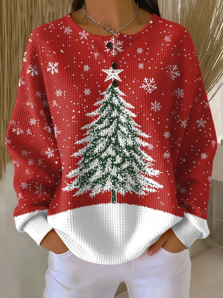 Lidia | Maglia Natalizia Morbida con Albero