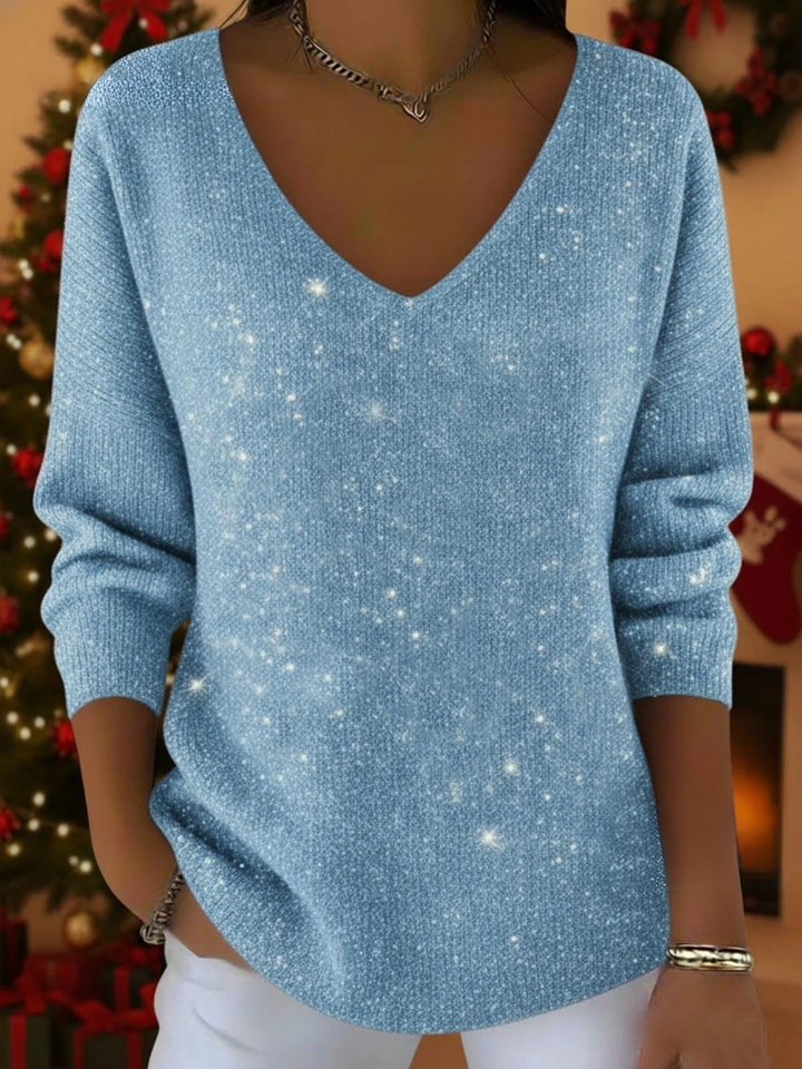 Sara | Maglia Festiva con Scollo a V