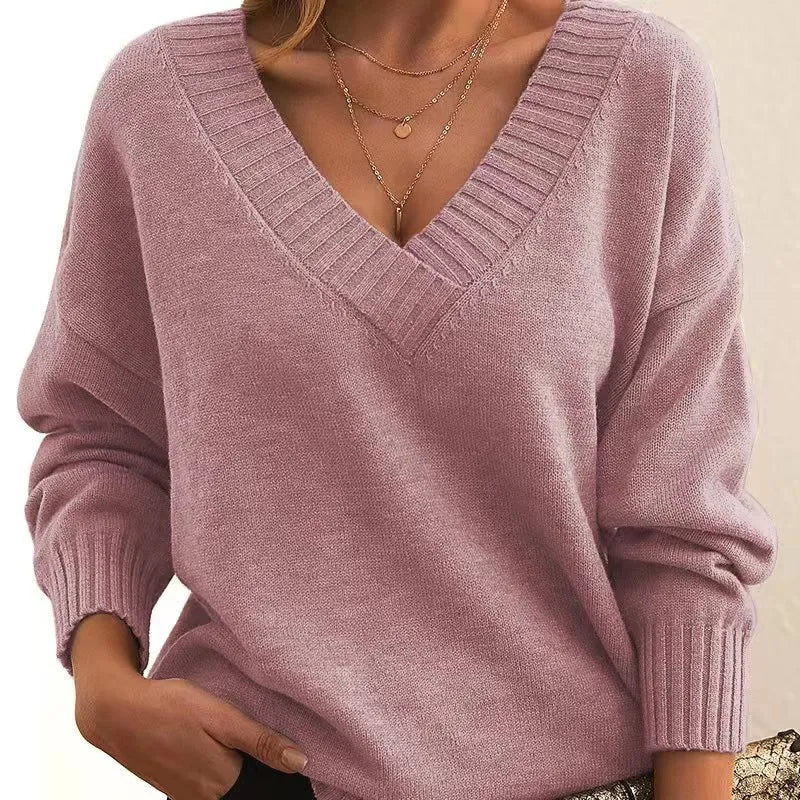 Sofia | Maglia Morbida con Scollo a V
