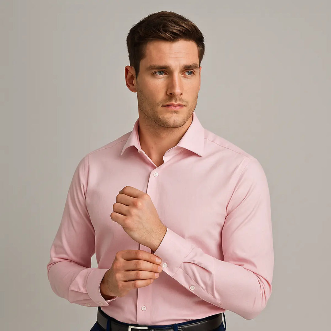 Camicia Antipiega a Taglio Aderente
