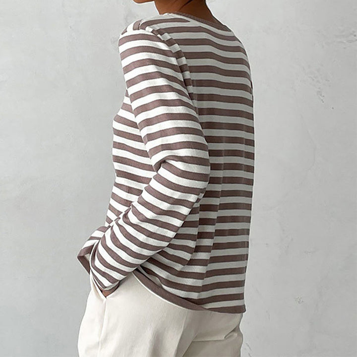 Nicole | Maglione rayé chic