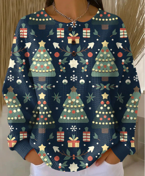 Lidia | Maglia Natalizia Morbida con Albero