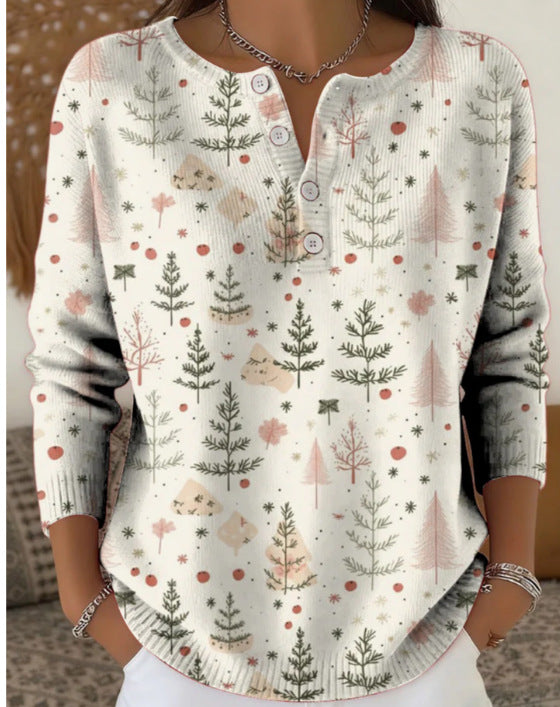 Lidia | Maglia Natalizia Morbida con Albero