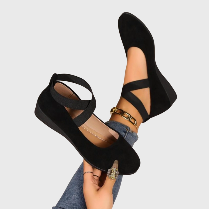 Éliane | Scarpe Eleganti con Zeppa Leggera