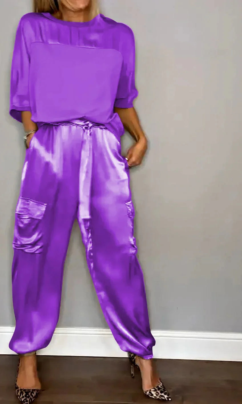 Evelina | eleganza satinata casual