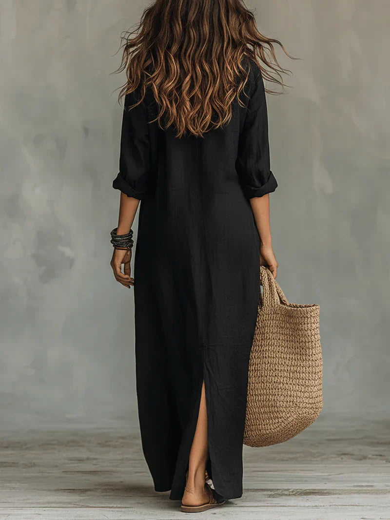 Lucia | Abito Maxi senza sforzo con silhouette lusinghiera Versatile per il quotidiano