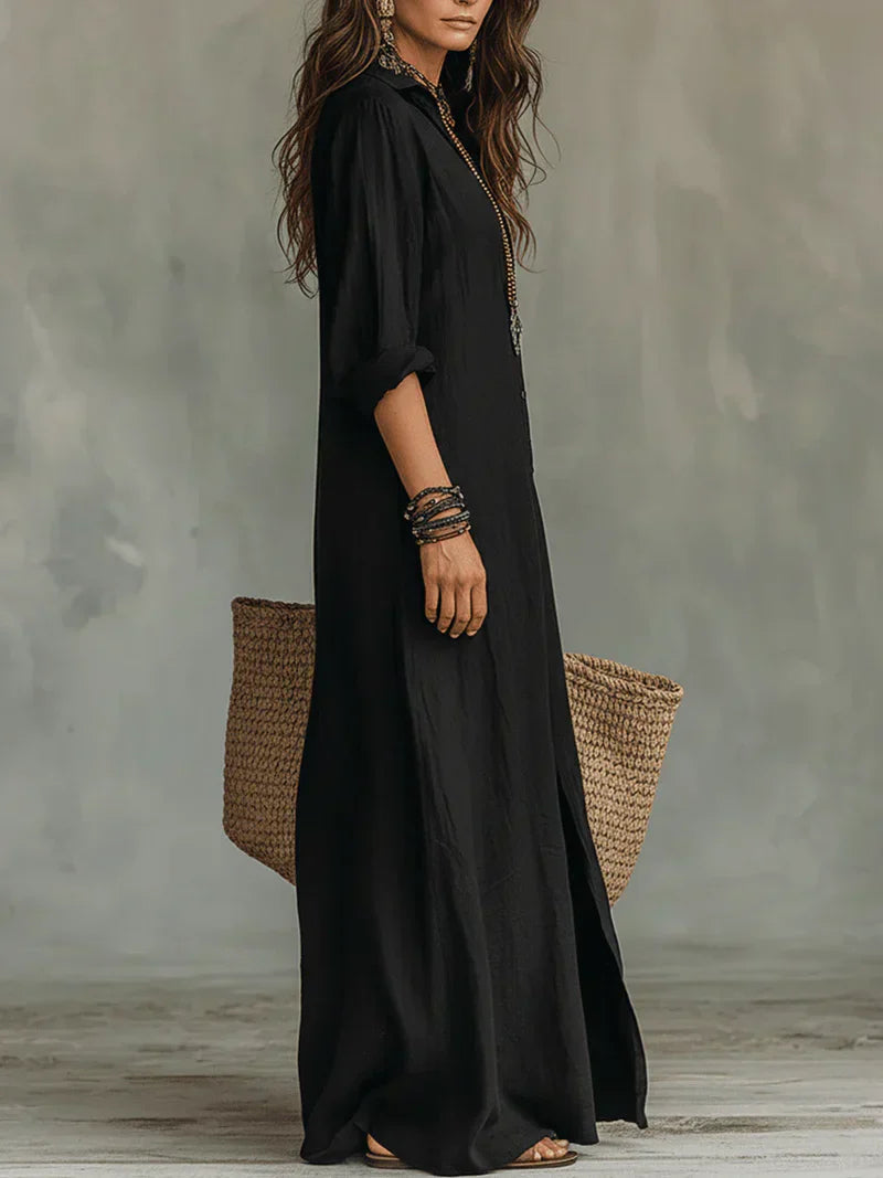 Lucia | Abito Maxi senza sforzo con silhouette lusinghiera Versatile per il quotidiano