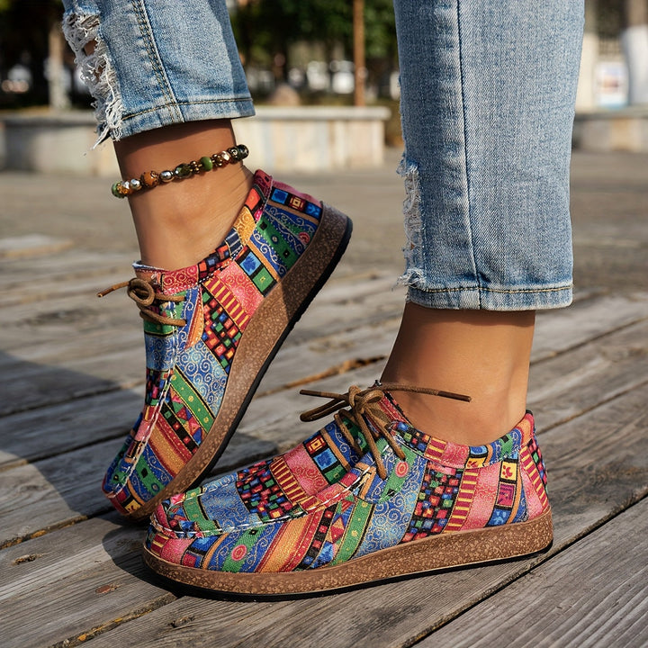 Aurora | Scarpe rétro colorate da donna