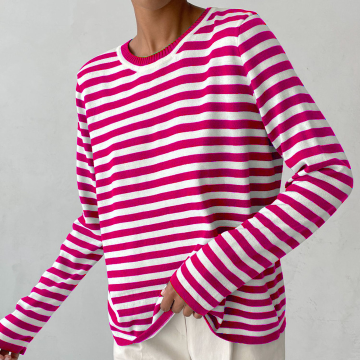 Nicole | Maglione rayé chic